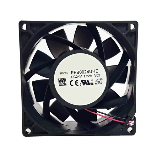 Cooling Fan For DELTA PFB0924UHE-V02 92*92*38MM DC24V 1.22A 2lines New