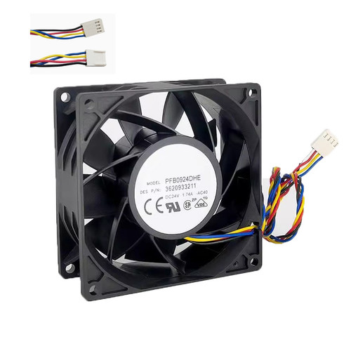 Cooling Fan For DELTA PFB0924DHE-AC40 3620933211 90*90*38MM DC24V 1.74A 4lines New