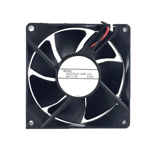 Cooling Fan For NMB 08025KA-24R-CA 80*80*25MM 12VDC 0.31A 2Lines New