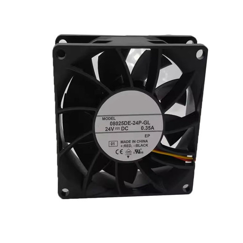 Cooling Fan For NMB 08025DE-24P-GL 80*80*25MM 24VDC 0.35A 3Lines New