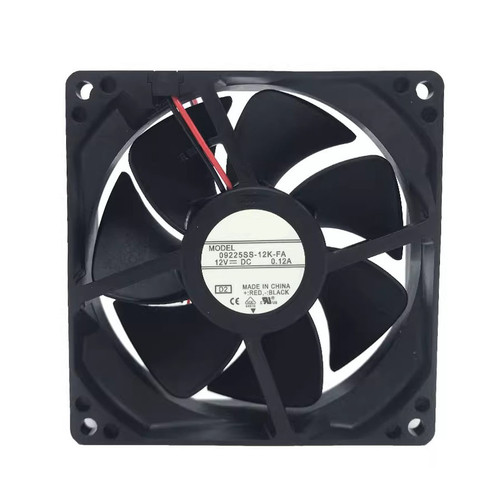 Cooling Fan For NMB 9225SS-12K-FA 90*90*25MM 12VDC 0.12A 2Lines New