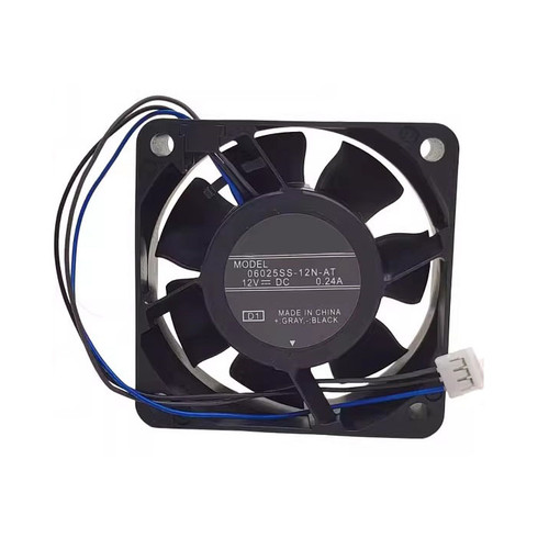 Cooling Fan For NMB 06025SS-12N-AT 60*60*25MM 12VDC 0.24A 3Lines New