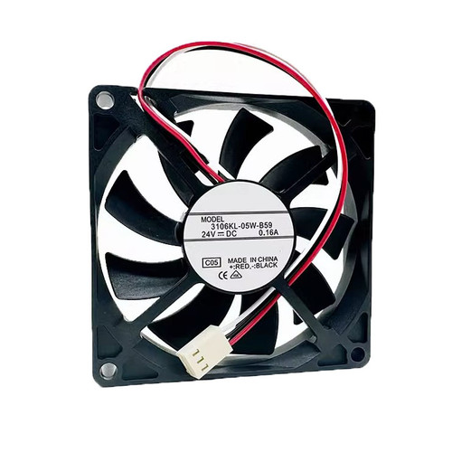 Cooling Fan For NMB-MAT 3106KL-05W-B59 80*80*15MM 24VDC 0.16A 3Lines New