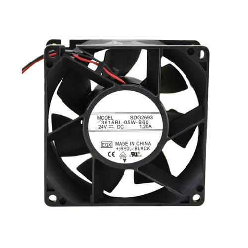 Cooling Fan For NMB-MAT 3615RL-05W-B60 92*92*38MM 24VDC 1.20A 2Lines New