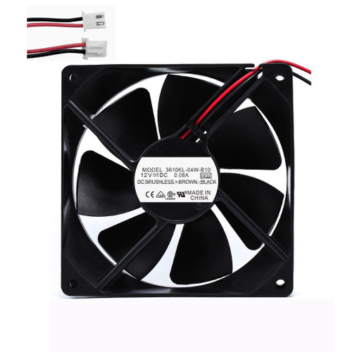 Cooling Fan For NMB-MAT 3610KL-04W-B10 90*90*25MM 12VDC 0.08A 2Lines New