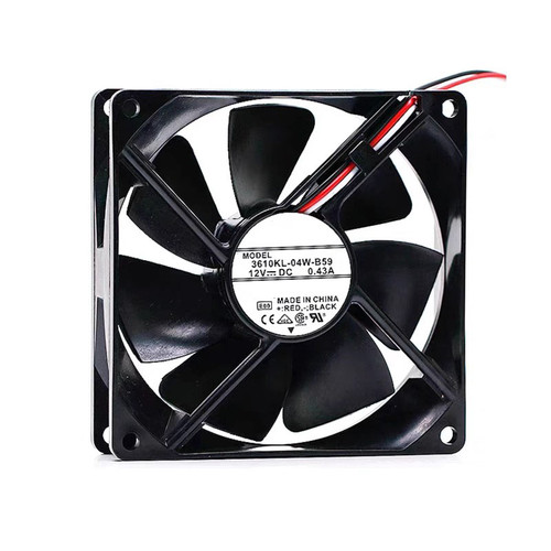 Cooling Fan For NMB-MAT 3610KL-04W-B59 90*90*25MM 12VDC 0.43A 3Lines New