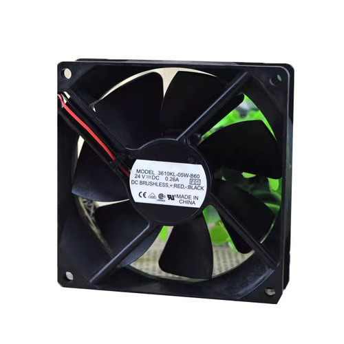 Cooling Fan For NMB-MAT 3610KL-05W-B60 90*90*25MM 24VDC 0.26A 2Lines New