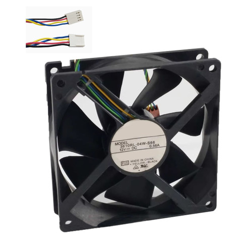 Cooling Fan For NMB-MAT 3610RL-04W-S66 92*92*25MM 12VDC 0.56A 4Lines New