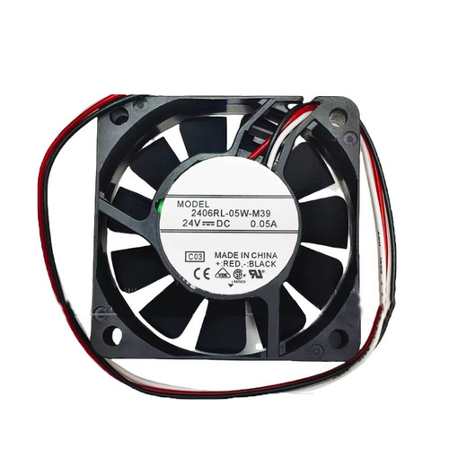 Cooling Fan For NMB-MAT 2406RL-05W-M39 60*60*15MM 24VDC 0.05A 3Lines New