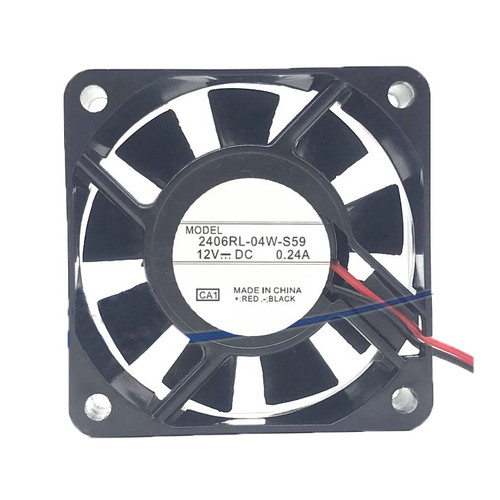 Cooling Fan For NMB-MAT 2406RL-04W-S59 60*60*15MM 12VDC 0.24A 2Lines New