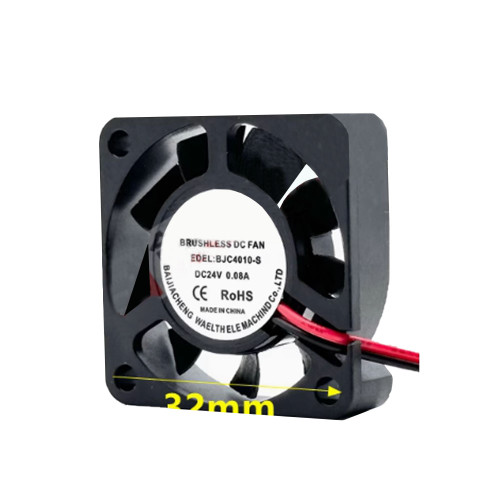 Cooling Fan For BAIJIACHENG BJC4010-S DC24V 0.08A 40*40*10MM New