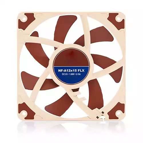 Cooling Fan For Noctua NF-A12x15 FLX DC12V 0.13A 1.56W 120*120*15mm 3Pin New