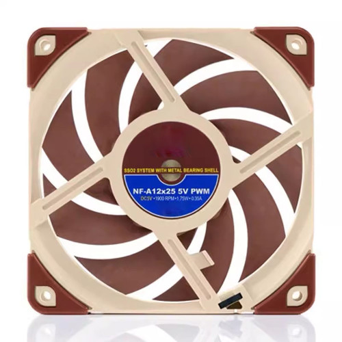 Cooling Fan For Noctua NF-A12X25 5V PWM DC5V 0.35A 1.75W 120*120*25mm 4Pin New