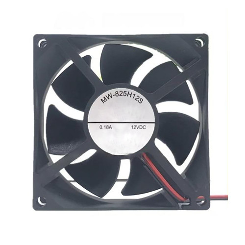 Cooling Fan For T&T MW-825H12S DC12V 0.18A 8025 2-Wire New