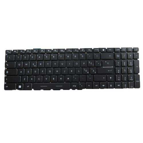 Black Laptop Backlit Keyboard For MSI Stealth 17M A12U A12UE Italian IT Black Without Frame New