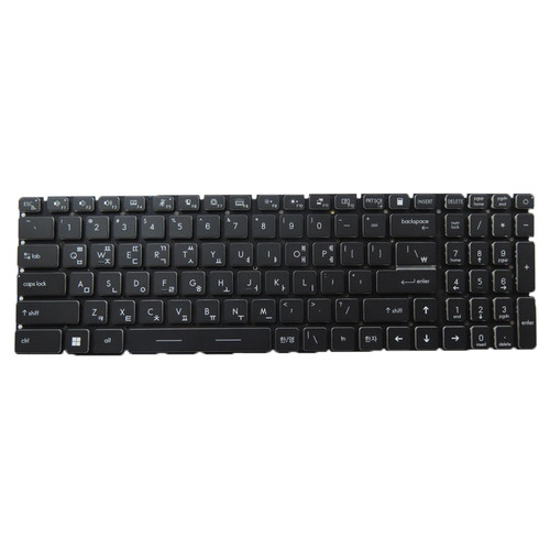 Black Laptop Backlit Keyboard For MSI Stealth 17M A12U A12UE Korean KR Black Without Frame New