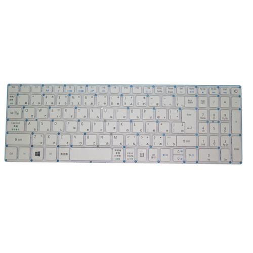 Laptop No Backlit Keyboard For ACER Aspire 3 A315-31-C6MJ A315-31-C06Z A315-31-C2GA A315-31-C514  Japanese JP White New