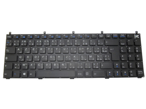 Laptop Keyboard For CLEVO B5100M B5120 B5121 B5123 B5125 B5130M B7110 B7130 C5100Q-C C5105-C C5500Q-C C5505-C E5120Q-C 5125-C E5128Q-C E7130 French Arabic ARFR Without Frame