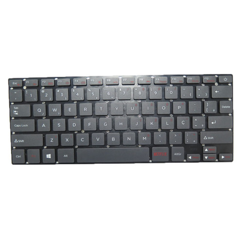 Gray Laptop Keyboard Red Mark For DEEQ AZ140 Brazil BR NO Frame New