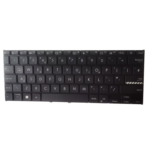 Laptop Keyboard For ASUS VivoBook 14 A1402 A1402ZA Without Frame Black United Kingdom UK