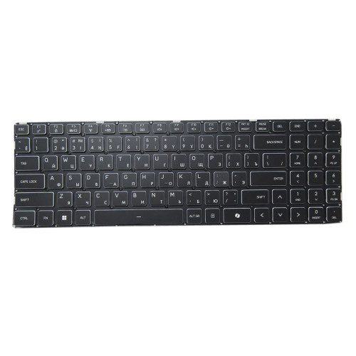 Laptop Keyboard For MECHREVO TFM17H33RU9852 Russian RU Black Without Backlit Film