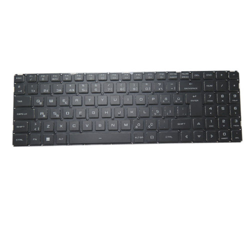 Laptop Keyboard For MECHREVO JiaoLong 17K GM7BG0M Dragon 17K Black Without Frame  Without Backlight film Turkish TR