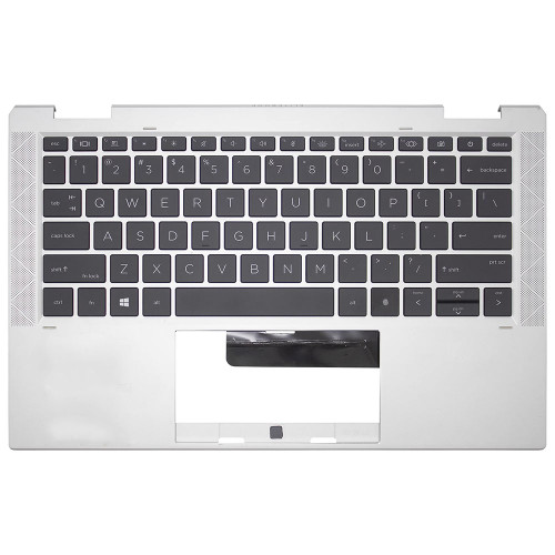 Laptop PalmRest&Keyboard For HP Elitebook X360 1030 G7 M16980-001 with backlit United States US Silver Used