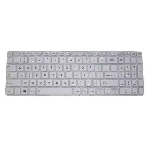 Laptop Keyboard For Toshiba Satellite L55-B L55-B5184RM L55-B5184WM L55-B5191SM L55-B5192SM English US White Without Backlit New