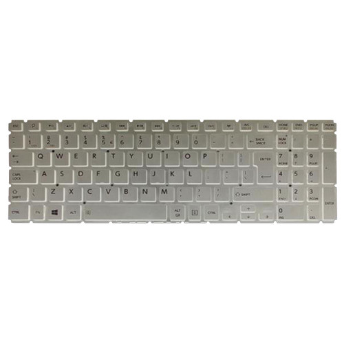 Laptop Keyboard For Toshiba Satellite L50-C L50D-C L50T-C L50DT-C English US White Without Backlit Big Enter New
