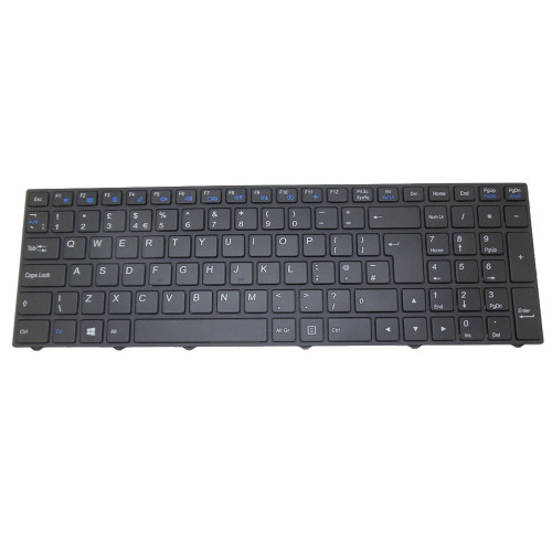 Laptop Keyboard For MACHENIKE M510 United Kingdom UK With Frame Black