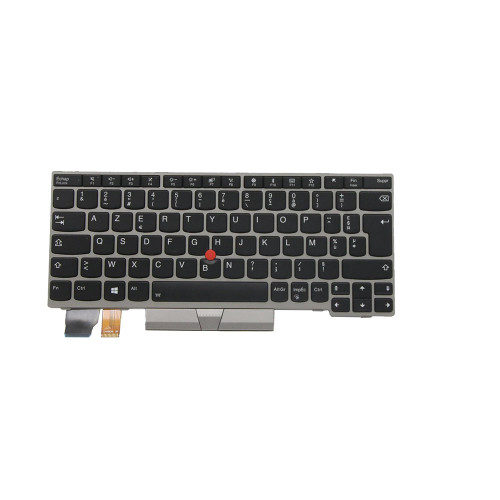 Laptop Keyboard For Lenovo Thinkpad L13 X280 A285 X390 X395 L13 Yoga 01YP931 01YP851 France FR With Silver Frame With Backlit New