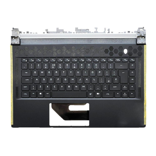 Laptop Palmrest For Alienware X15 R1 R2 0DP6J2 DP6J2 With United Kingdom UK Keyboard Black Upper Case New
