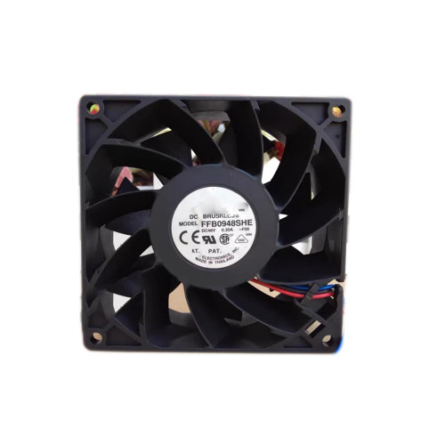 Cooling Fan FFB0948SHE-F00 DC48V 0.30A 9CM 3PIN New