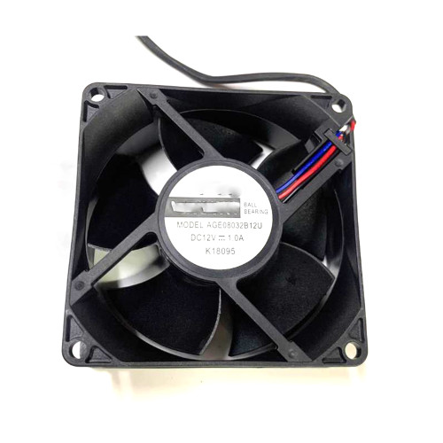 Cooling Fan AGE08032B12U DC12V 1.0A 8CM 3PIN New