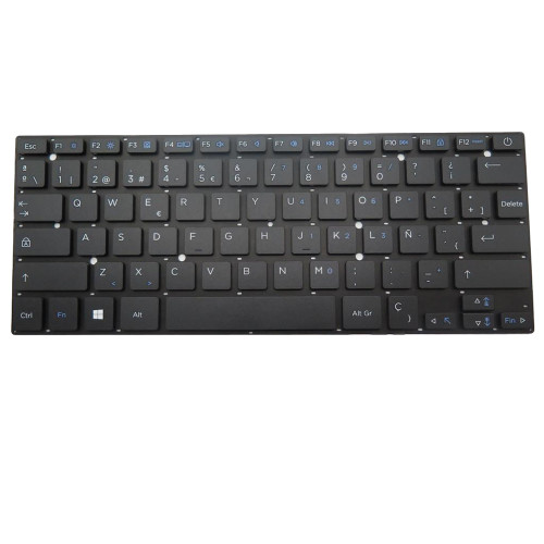 Teclado portátil para Innjoo Voom España SP Negro Nuevo