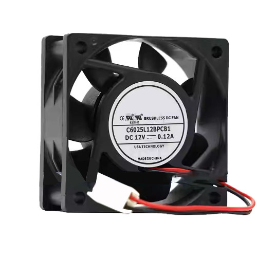Cooling Fan For PELKO MOTORS C6025L12BPCB1 6CM 12V 0.12A New