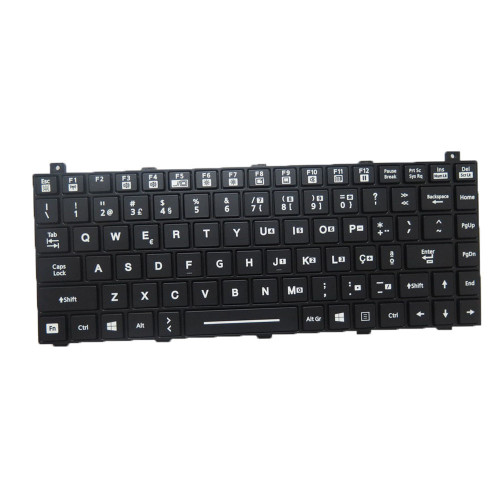 Laptop Keyboard For GETAC VFK127 VLK113 VLK115 VLN103 VLN105 VTN117 VTP146 12.1' Portugal PO Black With Backlit New