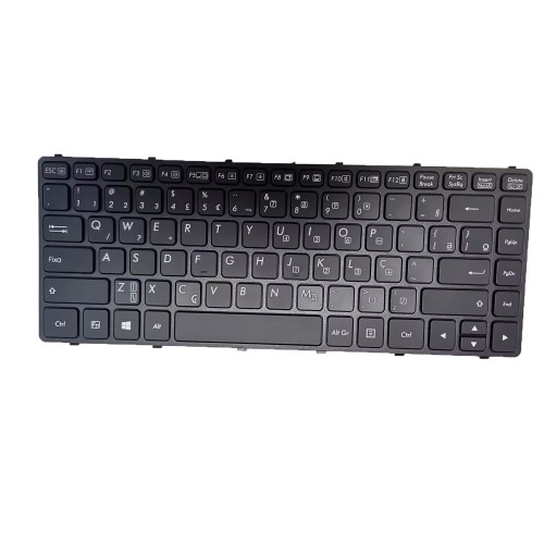 Laptop Backlit Keyboard For GETAC S410 G3 S410G3 Brazil BR BP-RO Black Frame New