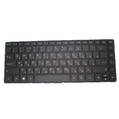 Laptop No Backlit Keyboard For GETAC V138418GS1 V00 RU-RO 531090280015 Russian RU Black No Frame New