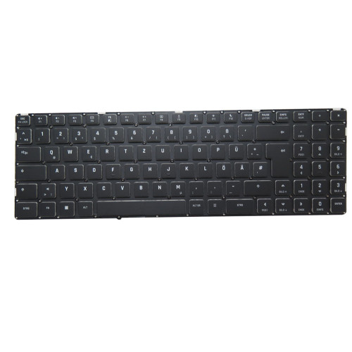 Laptop Keyboard For TUXEDO Polaris 15 Gen5 POLARIS1XA05 German GR Black Without Backlit film
