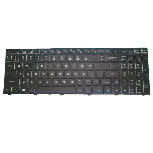 Laptop Keyboard For TUXEDO Book XP17 Gen12 XP1712 United States US Black With Backlit