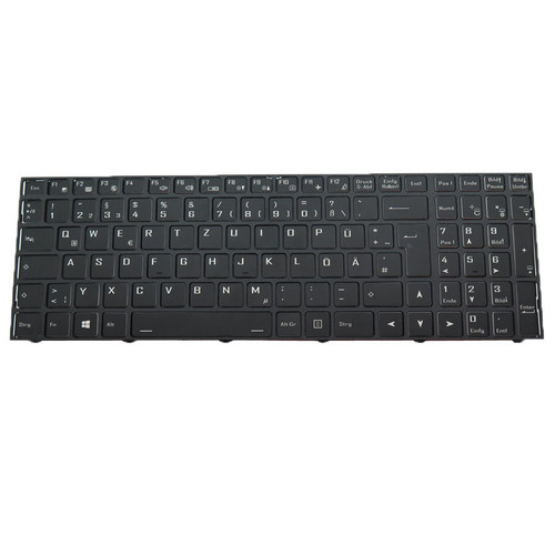 Laptop Keyboard For XOTIC G70PNJ German GR With Backlit With Frame Black