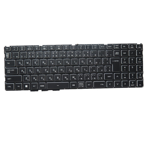 Laptop Keyboard for MECHREVO TFM17H30J09852A3 KBDR15A008-4137 Black Without Frame Without Backlight film Japanese JP