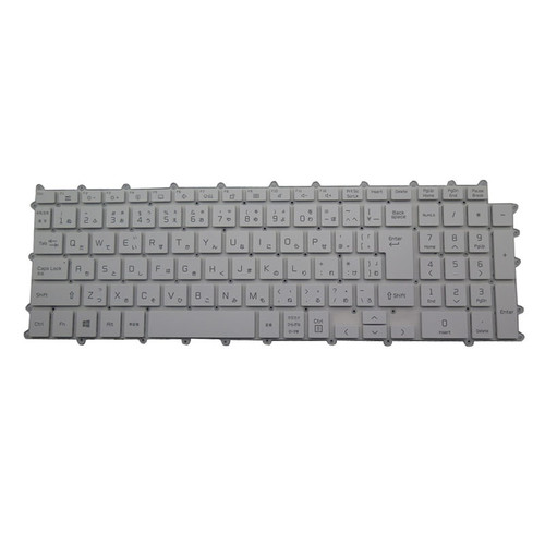Laptop Backlit Keyboard For LG 17Z90R 17Z90R-A 17Z90R-G 17Z90R-K 17Z90R-H Japanese JP White No Frame New