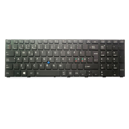 Laptop Keyboard For Toshiba For Tecra W50-A PT640C-00Y003 PT640C-03K003 PT640C-05U039 PT640C-068039 PT640C-079039 PT640C-0FY05M Nordic NE Black With Pointing&Backlit New