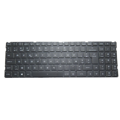Laptop Keyboard For Hyperbook G16 Zen GM6BG5Q RTX4050 Belgium BE Black Without Backlit Film