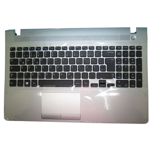 Laptop PalmRest&keyboard For Samsung NP270E5K 270E5K Germany GR Silver With Touchpad New