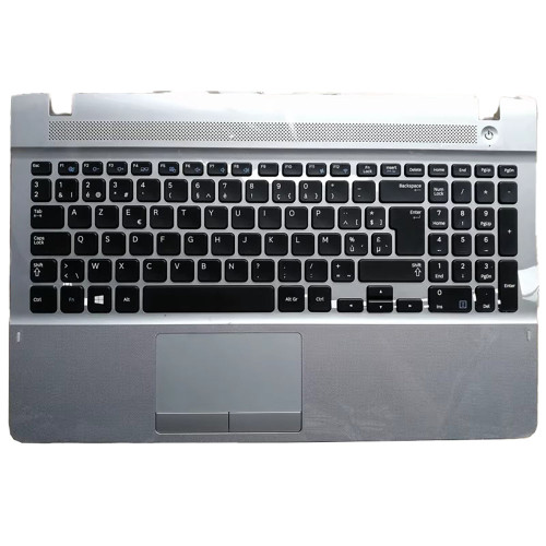 Laptop PalmRest&keyboard For Samsung NP270E5J 270E5G 270E5U 270E5R 270E5K Belgium BE With Touchpad Silver New
