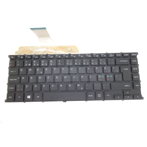 Laptop Keyboard For Samsung NP930X5J NP940X5J 930X5J 940X5J Nordic NE BA59-03877H With Backlit Without Frame Black New