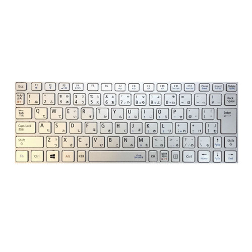 Laptop Keyboard For NEC VersaPro VK17T/GV-J VK17TGV-J PC-VK17TGVD4LTJ PC-VK17TGVCJ PC-VK17TGVD4LUJ PC-VK17TGVE4LFJ Japanese JP JA Silver Without Frame Used